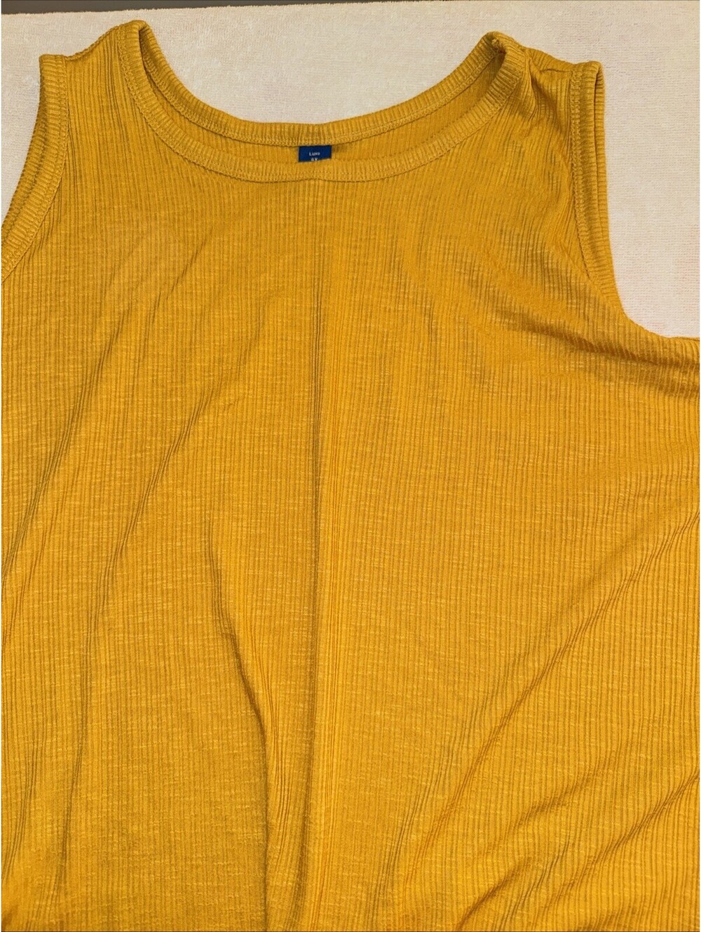 Old Navy Luxe NWOT Plus Size Womens Tank 4xl Goldenrod Gold Dark Yellow